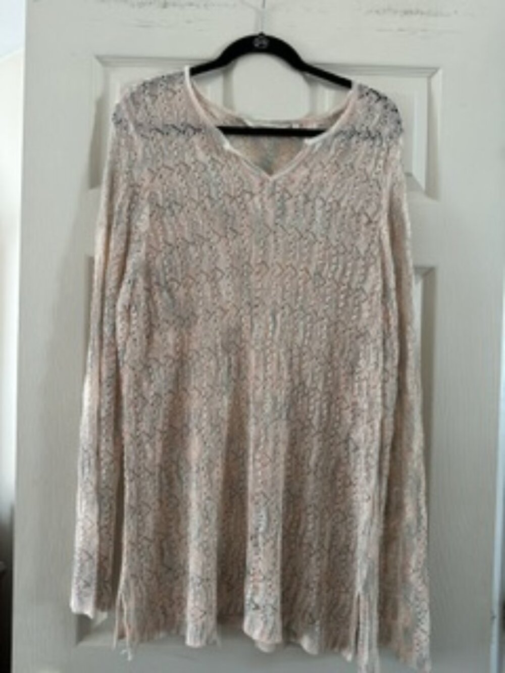 Soft Surroundings 2X Light Long Sweater